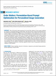 Order Matters: Permutation-based Prompt Optimization for Personalized Image Generation