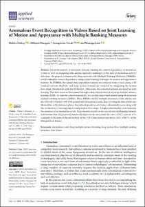 Anomalous Event Recognition in Videos Based on Joint Learning of Motion and Appearance with Multiple Ranking Measures