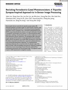 Revisiting Ferroelectric-Gated Phototransistors: A Tripartite Synapse-Inspired Approach to In-Sensor Image Processing