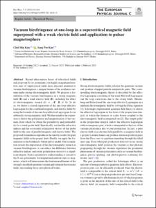 Vacuum birefringence at one-loop in a supercritical magnetic field superposed with a weak electric field and application to pulsar magnetosphere