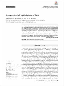 Optogenetics: Solving the enigma of sleep