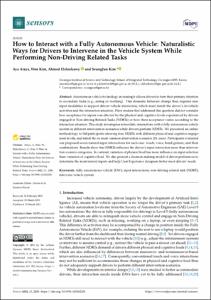 How to Interact with a Fully Autonomous Vehicle: Naturalistic Ways for Drivers to Intervene in the Vehicle System While Performing Non-Driving Related Tasks