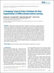 A Swapping Target Q-Value Technique for Data Augmentation in Offline Reinforcement Learning