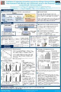 Evaluation of byproduct formation and toxicity change during drinking water treatment with UV/H2O2 and UV/Chlorine using in vitro bioassays combined with chemical analysis