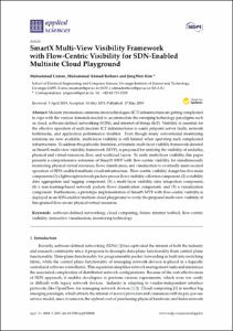 SmartX multi-view visibility framework with flow-centric visibility for SDN-enabled multisite cloud playground
