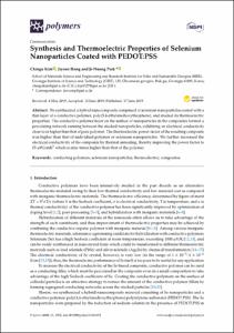 Synthesis and Thermoelectric Properties of Selenium Nanoparticles Coated with PEDOT:PSS