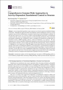 Comprehensive genome-wide approaches to activity-dependent translational control in neurons