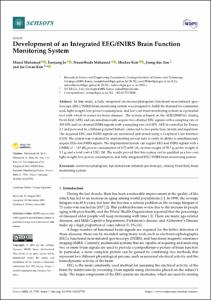 Development of an integrated EEG/FNIRS brain function monitoring system