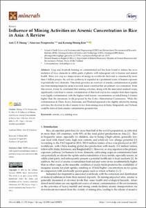 Influence of Mining Activities on Arsenic Concentration in Rice in Asia: A Review