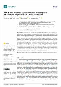 NFC-Based Wearable Optoelectronics Working with Smartphone Application for Untact Healthcare