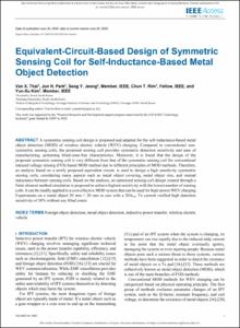 Equivalent-Circuit-Based Design of Symmetric Sensing Coil for Self-Inductance-Based Metal Object Detection