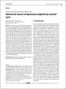 Advanced visual components inspired by animal eyes