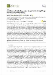 Spellcaster Control Agent in StarCraft II Using Deep Reinforcement Learning