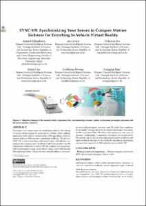 SYNC-VR: Synchronizing Your Senses to Conquer Motion Sickness for Enriching In-Vehicle Virtual Reality