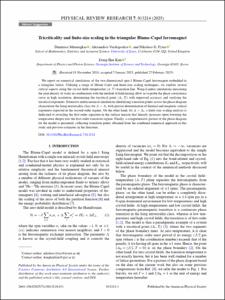 Tricriticality and finite-size scaling in the triangular Blume-Capel ferromagnet