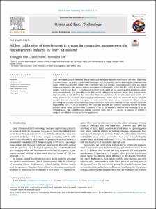 Ad hoc calibration of interferometric system for measuring nanometer-scale displacements induced by laser ultrasound