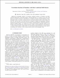 Correlation functions of boundary and defect conformal field theories