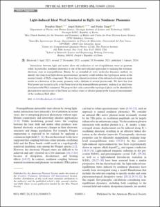 Light-Induced Ideal Weyl Semimetal in HgTe via Nonlinear Phononics