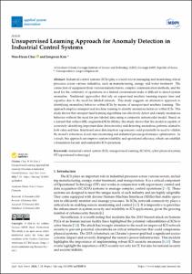 Unsupervised Learning Approach for Anomaly Detection in Industrial Control Systems