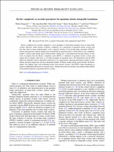 Krylov complexity as an order parameter for quantum chaotic-integrable transitions
