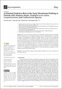 A Potential Predictive Role of the Scalp Microbiome Profiling in Patients with Alopecia Areata: Staphylococcus caprae, Corynebacterium, and Cutibacterium Species