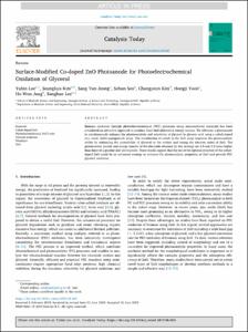 Surface-Modified Co-doped ZnO Photoanode for Photoelectrochemical Oxidation of Glycerol