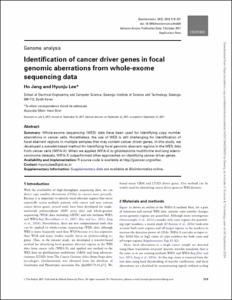 Identification of cancer driver genes in focal genomic aberrations from whole-exome sequencing data