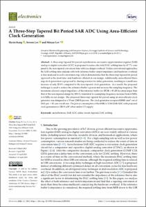 A Three-Step Tapered Bit Period SAR ADC Using Area-Efficient Clock Generation