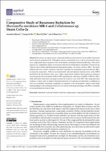 Comparative Study of Roxarsone Reduction by Shewanella oneidensis MR-1 and Cellulomonas sp. Strain Cellu-2a
