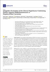 Integrative Evaluation of the Clinical Significance Underlying Protein Arginine Methyltransferases in Hepatocellular Carcinoma