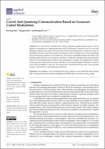 Covert Anti-Jamming Communication Based on Gaussian Coded Modulation