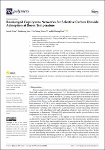 Rearranged copolyurea networks for selective carbon dioxide adsorption at room temperature