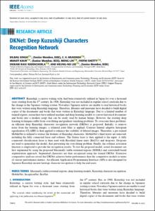 DKNet: Deep Kuzushiji Characters Recognition Network