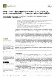 Data Analytics and Mathematical Modeling for Simulating the Dynamics of COVID-19 Epidemic-A Case Study of India