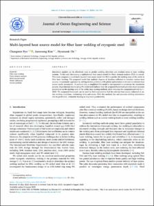 Multi-layered heat source model for fiber laser welding of cryogenic steel