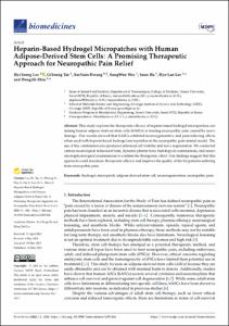 Heparin-Based Hydrogel Micropatches with Human Adipose-Derived Stem Cells: A Promising Therapeutic Approach for Neuropathic Pain Relief