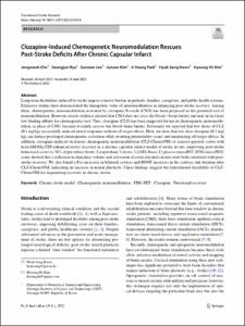 Clozapine-Induced Chemogenetic Neuromodulation Rescues Post-Stroke Deficits After Chronic Capsular Infarct
