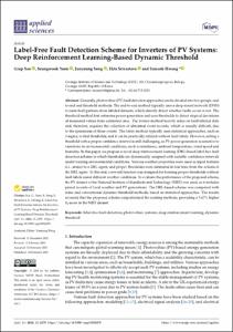 Label-Free Fault Detection Scheme for Inverters of PV Systems: Deep Reinforcement Learning-Based Dynamic Threshold