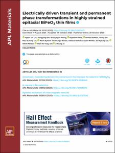 Electrically driven transient and permanent phase transformations in highly strained epitaxial BiFeO3 thin films