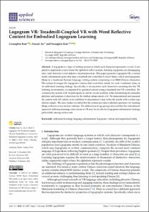 Logogram VR: Treadmill-Coupled VR with Word Reflective Content for Embodied Logogram Learning